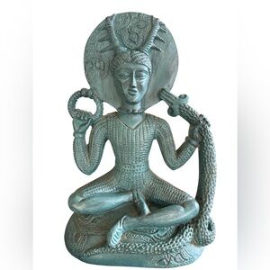 Antique Cernunnos Celtic Horned God Statue from Witch’s Estate Sale